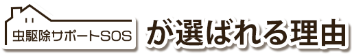 虫駆除サポートSOSが選ばれる理由